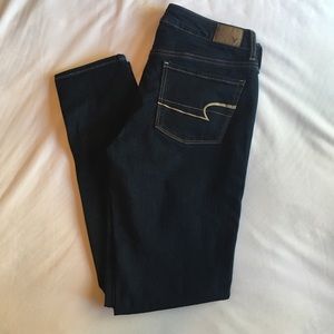 American Eagle Stretch Skinny Dark Rinse
